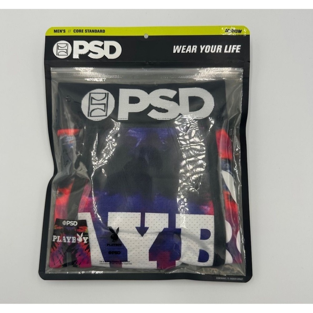 PSD Playboy Tiedye Boxers, Size XL